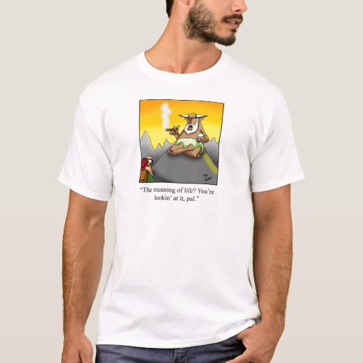 Grappige Sigaar Wise Man Cartoon Cadeaus! T-shirt (Voorkant)