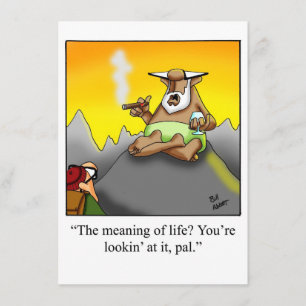 Grappige sigarenfeestuitnodigingen kaart