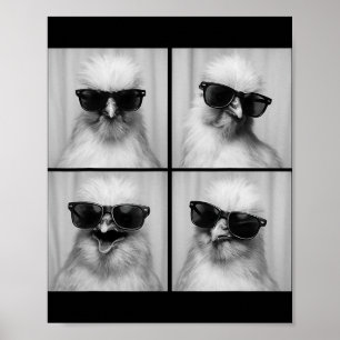 Grappige Silkie Kippenliefhebber Cute Boerderijdie Poster