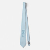 Grappige Single Scan QR-code Contact Stropdas (Voorkant)