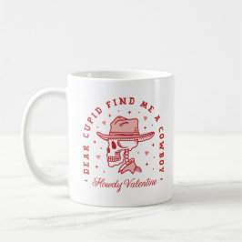 Grappige single Valentijnsdag cowgirl country cowb Koffiemok