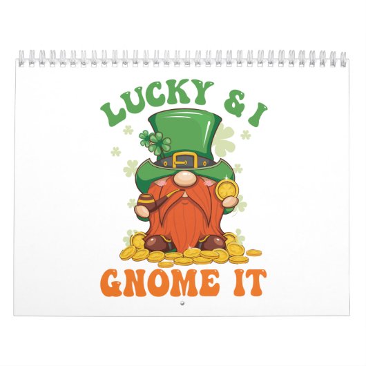 Grappige Sint-Patrick gelukkig en ik weet het Iers Kalender (Hoes)
