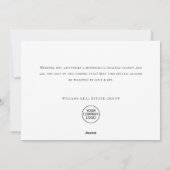 Grappige Sinterklaas Gnomes Kerstmis Corporate Feestdagenkaart (Achterkant)