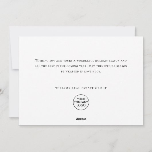 Grappige Sinterklaas Gnomes Kerstmis Corporate Feestdagenkaart (Achterkant)