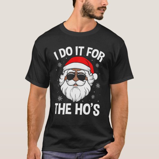 Grappige Sinterklaas Grappige Kerstmis Bijpassende T-shirt (Voorkant)