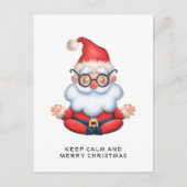 Grappige Sinterklaas houden kalm en vrolijk Kerstm Briefkaart (Voorkant)