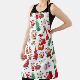 Grappige Sinterklaas illustratie Schort