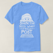 Grappige Sinterklaas Kerstmis Social Media Tiktok  T-shirt (Design voorkant)