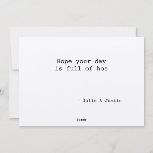 Grappige Sinterklaas komt naar de stad Kraft Xmas Feestdagenkaart (Achterkant)