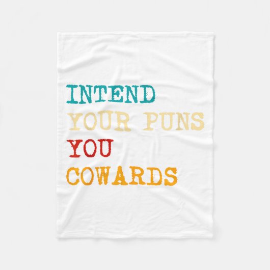 Grappige Sinterklaas Quotes Retro Illustratie Fleece Deken (Voorkant)