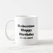 Grappige sip glimlach alleen vijftig 50ste verjaar koffiemok (Links)