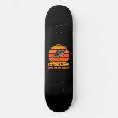 Grappige Sistersaurus Dino Zus Humor Ontwerp Persoonlijk Skateboard (Voorkant)