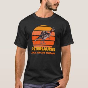 Grappige Sistersaurus Dino Zus Humor Ontwerp T-shirt