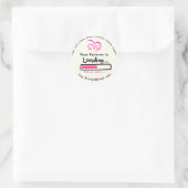 Grappige SisterWivees.com Ronde Sticker (Tas)
