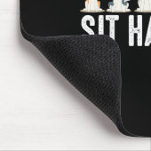 Grappige Sit Happens Coole Zithonden Muismat (Hoek)