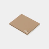 Grappige Sit Happens Coole Zittende Honden Post-it® Notes (Schuin)