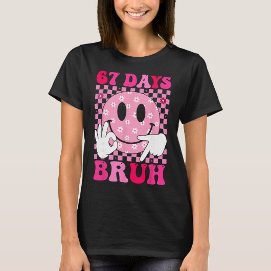 Grappige Six Seven 67 Gen Alpha Jargon 6 7 Meme 67 T-shirt (Voorkant)
