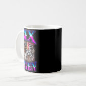 Grappige Six Seven 67 Meme 67 Wasbeer Meme Bootleg Koffiemok (Voorkant links)