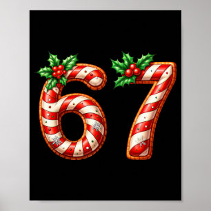 Grappige Six Seven 67 Meme Gen Alpha Slang 6 7 Can Poster