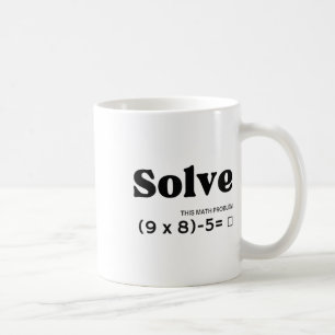 Grappige Six Seven 67 Meme Pemdas School Wiskunde Koffiemok