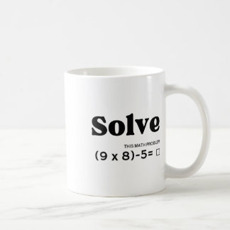 Grappige Six Seven 67 Meme Pemdas School Wiskunde Koffiemok