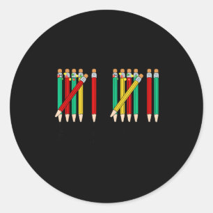 Grappige Six Seven 6 7 Meme Gen Alpha 67 Als Je We Ronde Sticker