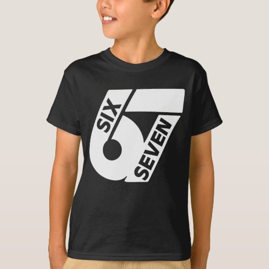 Grappige Six Seven 6 7 Meme Gen Alpha 6 7 Meme Sch T-shirt (Voorkant)