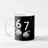 Grappige Six Seven 6 7 Meme Gen Alpha Jargon 6 7 H Koffiemok (Links)