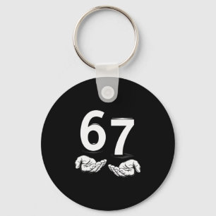 Grappige Six Seven 6 7 Meme Gen Alpha Jargon 6 7 H Sleutelhanger