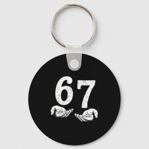 Grappige Six Seven 6 7 Meme Gen Alpha Jargon 6 7 M Sleutelhanger