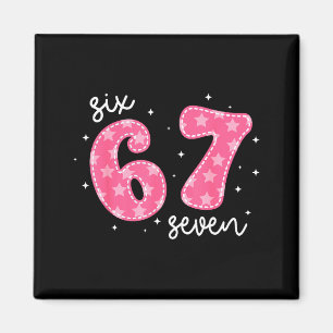 Grappige Six Seven 6 7 Meme Gen Alpha Jargon 6 7 N Magneet