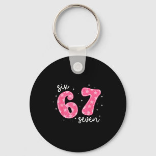 Grappige Six Seven 6 7 Meme Gen Alpha Jargon 6 7 N Sleutelhanger