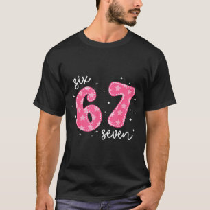 Grappige Six Seven 6 7 Meme Gen Alpha Jargon 6 7 N T-shirt