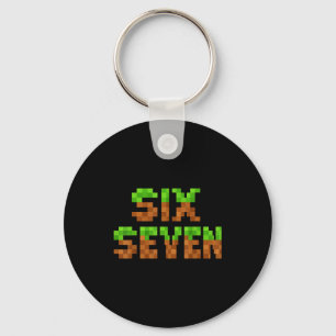 Grappige Six Seven 6 7 Meme Gen Alpha Sla Juego Xe Sleutelhanger