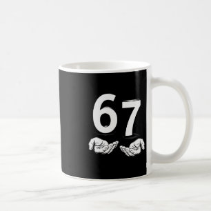 Grappige Six Seven 6 7 Meme Gen Alpha Slaangtaal 6 Koffiemok