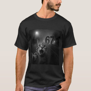 Grappige Six Seven 6 7 Meme Gen Z Alpha Jargon Kat T-shirt