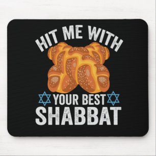 Grappige Sjabbat Joodse Feestdag Hanukkah Humor Muismat