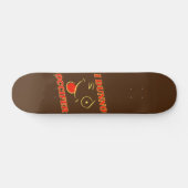 grappige skateboard "IK WEET NIET..." (Horizontaal)
