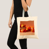 Grappige Skelet Halloween Boodschappentas Tote Bag (Voorkant (product))