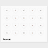 Grappige Skelet Kattenliefhebber Halloween Kostuum Hart Sticker (Vel)