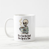Grappige Skelet Morgen Mok (Links)