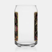 Grappige Skelet Tarot Kaart Blikvorm Glas (Rechts)