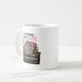 Grappige Skeletleraar van het Jaar Cadeau Koffiemok (Voorkant links)