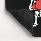 Grappige Skeleton Boxing Lovers Spooky Halloween B Muismat (Hoek)