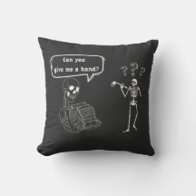 Grappige Skeleton Pun Kan Je Mij Een Hand Geven