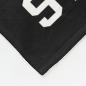 Grappige Skeleton sportspeler honkbal is mijn favo Fleece Deken (Hoek)