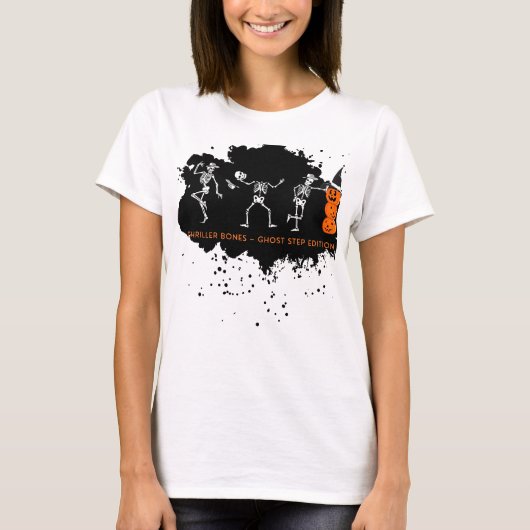 Grappige skeletten | Spooky Halloween T-shirt (Voorkant)