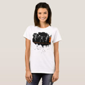 Grappige skeletten | Spooky Halloween T-shirt (Voorkant volledig)
