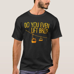 Grappige ski kunst voor mannen vrouwen wintersport t-shirt