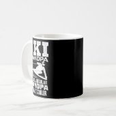Grappige Ski Skilopen Opa Opa Cool Citaat Koffiemok (Voorkant links)